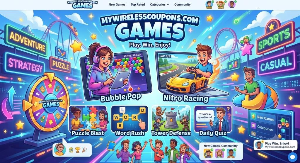 mywirelesscoupons.com games